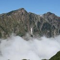 鹿島槍の南峰と北峰