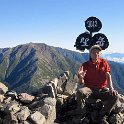 聖岳山頂にて