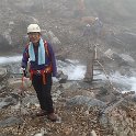 針ノ木雪渓末端部の橋